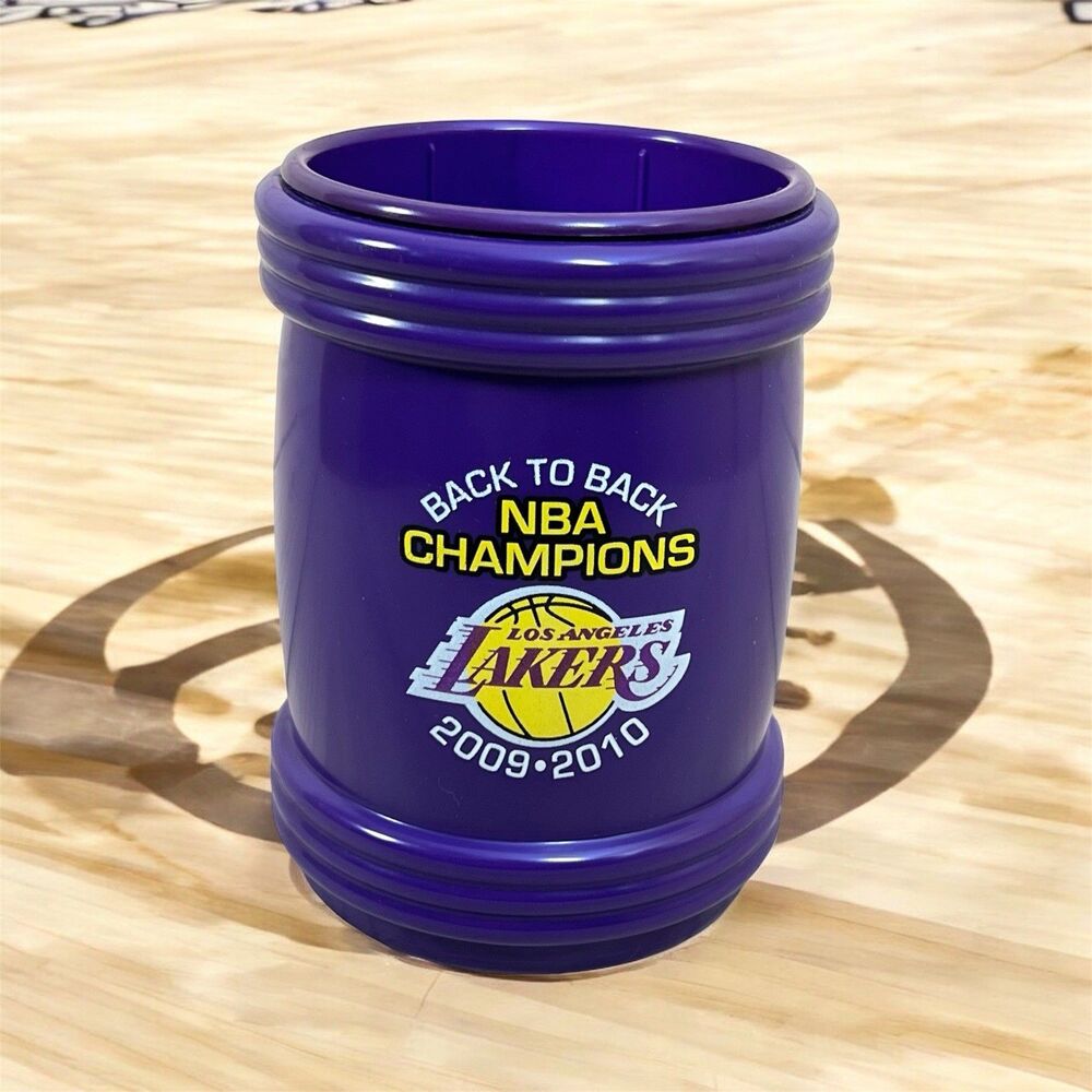 LA Lakers Magna Coolie Magnetic Can Cooler Back To Back NBA Champions 2009-2010